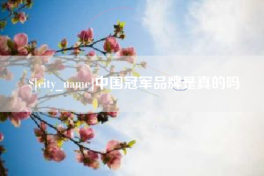巨野中国冠军品牌是真的吗