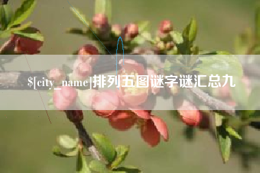 巨野排列五图谜字谜汇总九