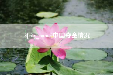 巨野中国夺金情况