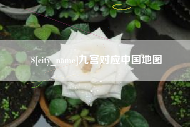 巨野九宫对应中国地图