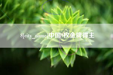 巨野中国9枚金牌得主