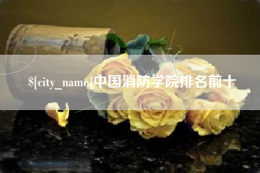 巨野中国消防学院排名前十