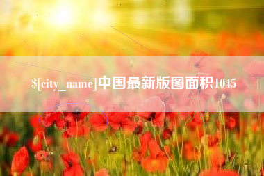 巨野中国最新版图面积1045