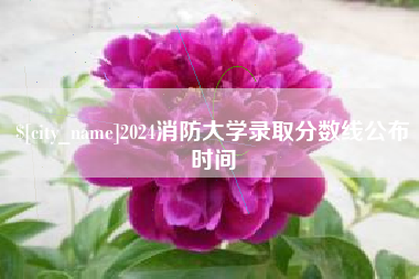 巨野2024消防大学录取分数线公布时间