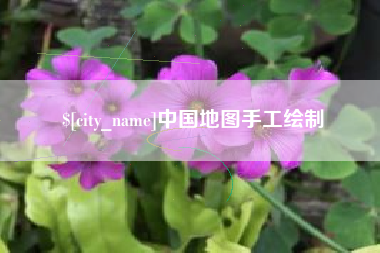 巨野中国地图手工绘制