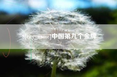 巨野中国第九个金牌