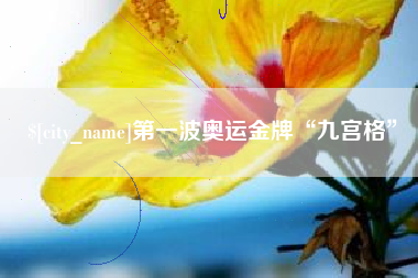 巨野第一波奥运金牌“九宫格”