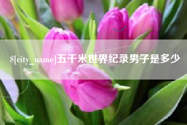 巨野五千米世界纪录男子是多少