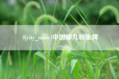 巨野中国哪九枚金牌