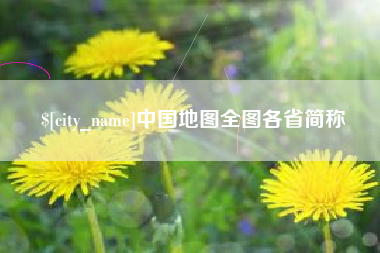 巨野中国地图全图各省简称