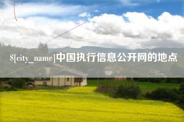 巨野中国执行信息公开网的地点