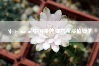 巨野中国金牌哪六金最值钱的