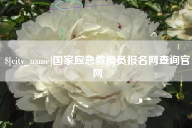 巨野国家应急救援员报名网查询官网