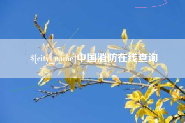 巨野中国消防在线查询