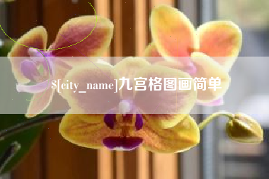 巨野九宫格图画简单
