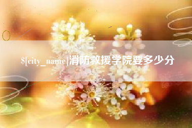 巨野消防救援学院要多少分